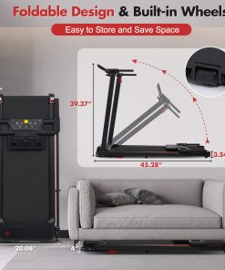 Portable Treadmills for Home with Handle