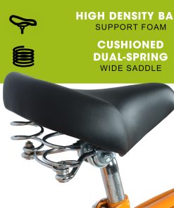 E-CARPAT A26265B 26 Inch 7-Speed Beach Cruiser Bike