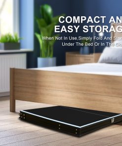 4.5FT Black Table Tennis Table