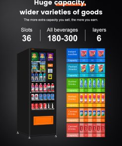 36 Slots Snacks Drink Vending Machine - Image 4