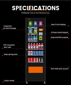 36 Slots Snacks Drink Vending Machine - Image 5