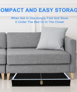 4.5FT Black Table Tennis Table