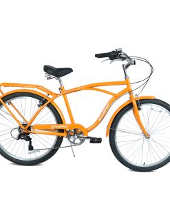 E-CARPAT A26265B 26 Inch 7-Speed Beach Cruiser Bike