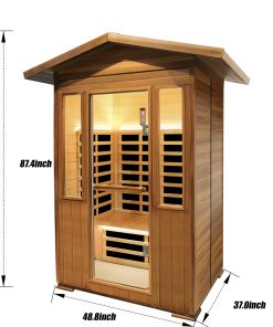 Outdoor Double Far Infrared Sauna Room