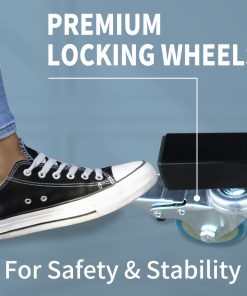 8FT Black Mid-Size Table Tennis Table