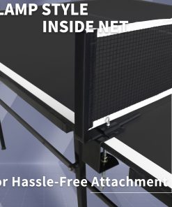 8FT Black Mid-Size Table Tennis Table