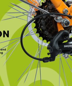 E-CARPAT A26265B 26 Inch 7-Speed Beach Cruiser Bike