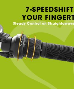 E-CARPAT A26265B 26 Inch 7-Speed Beach Cruiser Bike