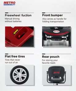 Four Wheels Compact Travel Mobility Scooter