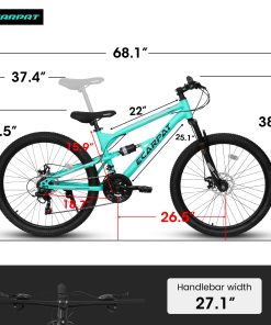 E-CARPAT A26207 26 Inch Mountain Bike