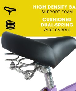 E-CARPAT A26265B 26 Inch 7-Speed Beach Cruiser Bike