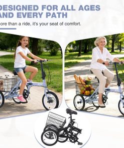 ZUKKA Folding Tricycle For Adults