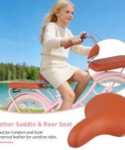 ZUKKA 22 Inch Beach Cruiser Bike For Girls