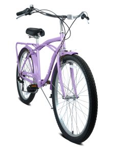 E-CARPAT A26265B 26 Inch 7-Speed Beach Cruiser Bike