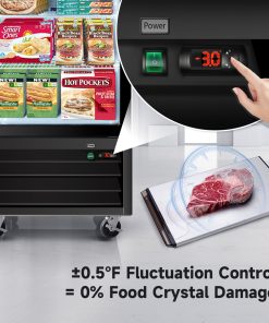 16 Cu.Ft Single Door Commercial Upright Display Freezer