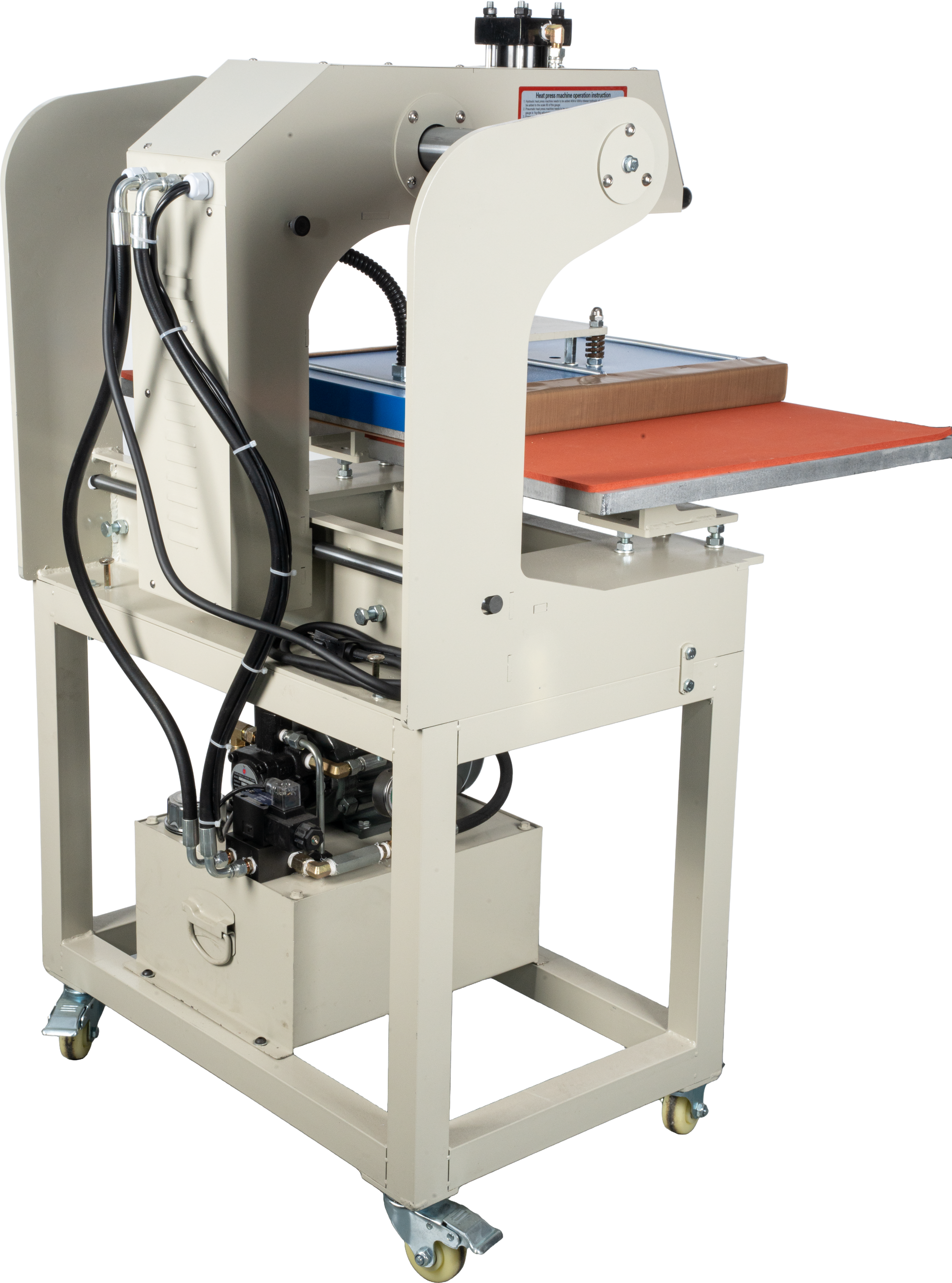 16" x 24" Hydraulic Head Moving Transfer Press