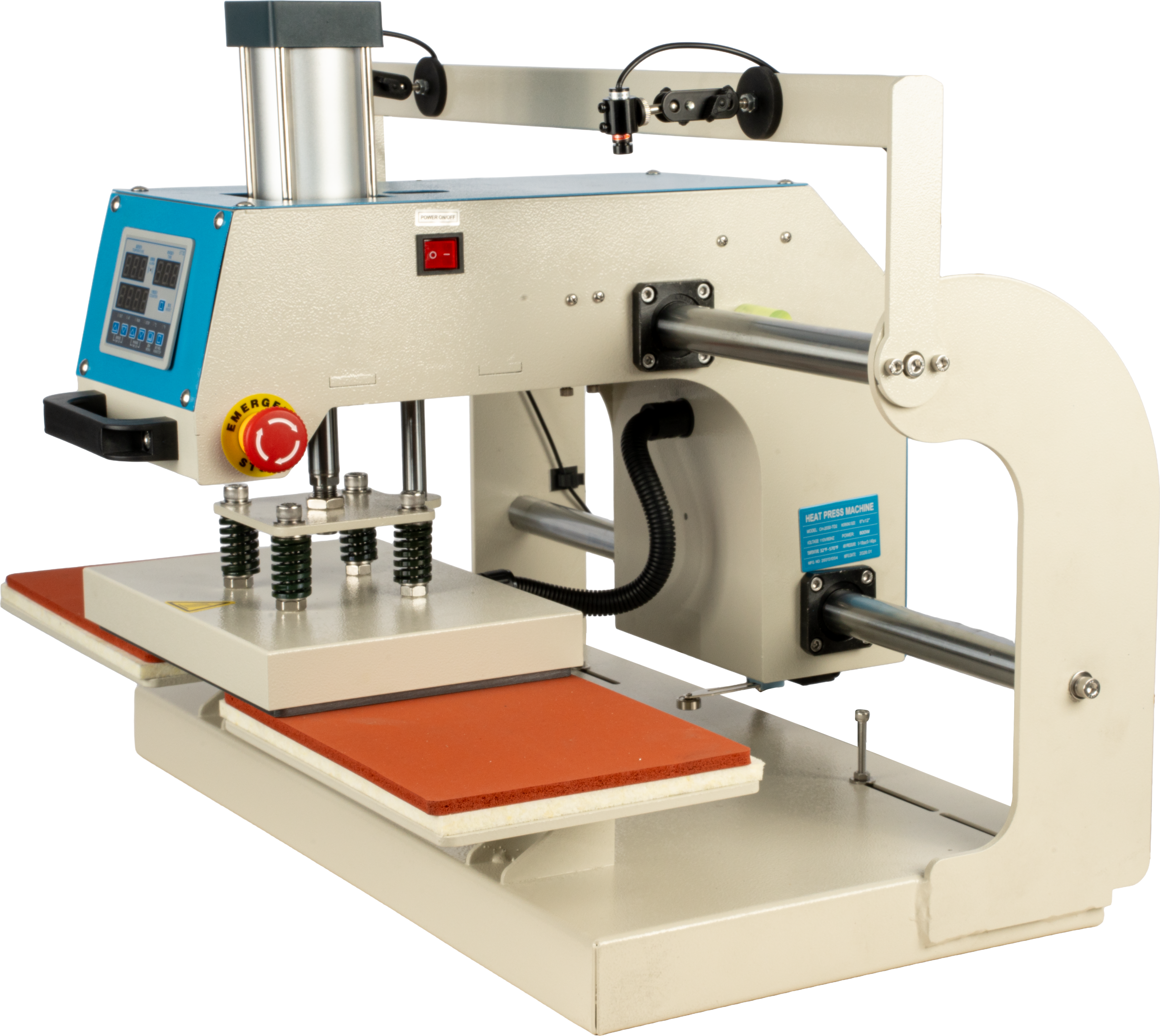 8 x 12 Inch Pneumatic Heat Press Machine