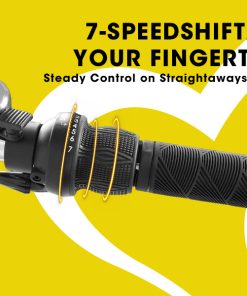 E-CARPAT A26265B 26 Inch 7-Speed Beach Cruiser Bike