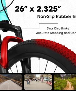 E-CARPAT A26207 26 Inch Mountain Bike