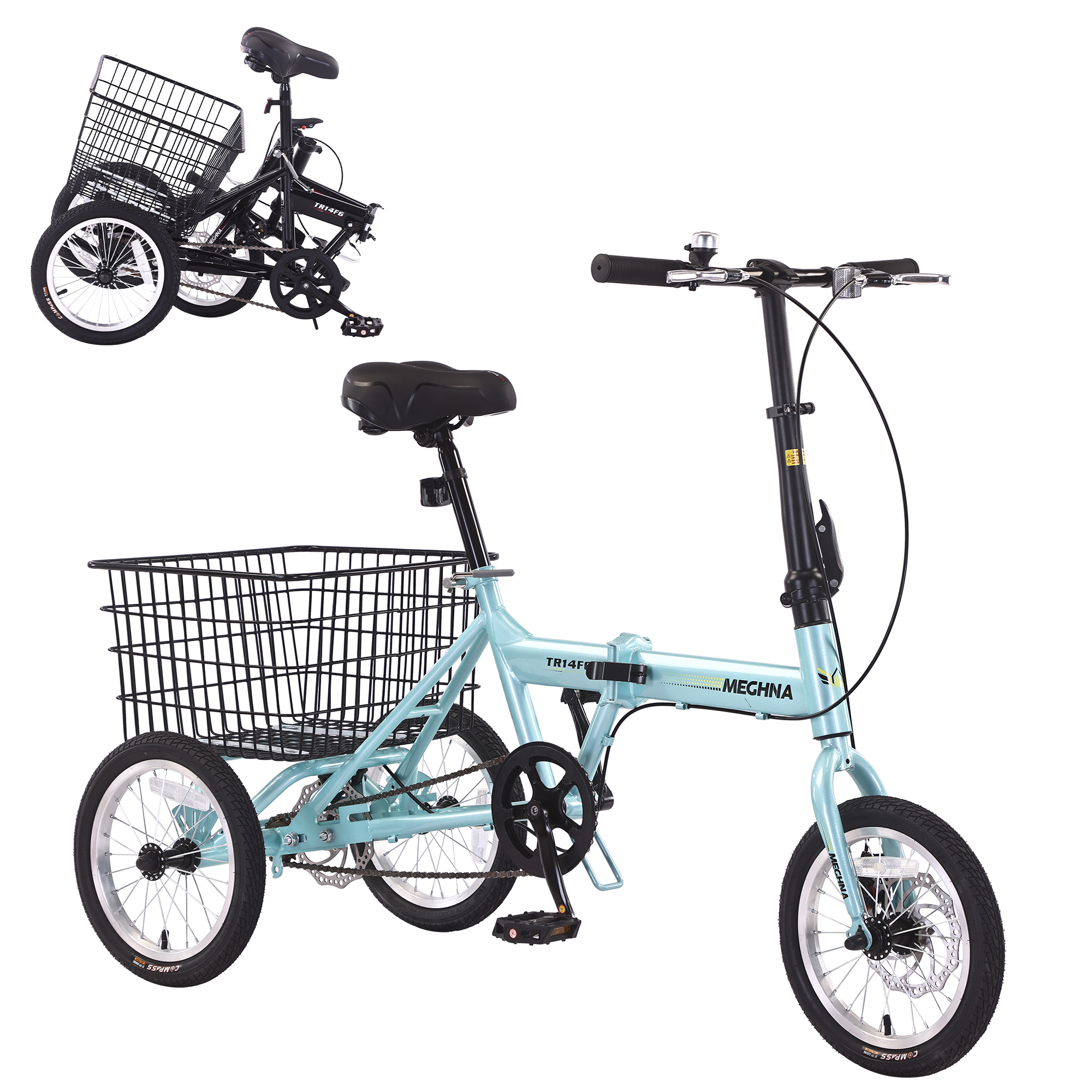 ZUKKA Folding Tricycle For Adults