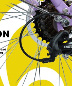 E-CARPAT A26265B 26 Inch 7-Speed Beach Cruiser Bike