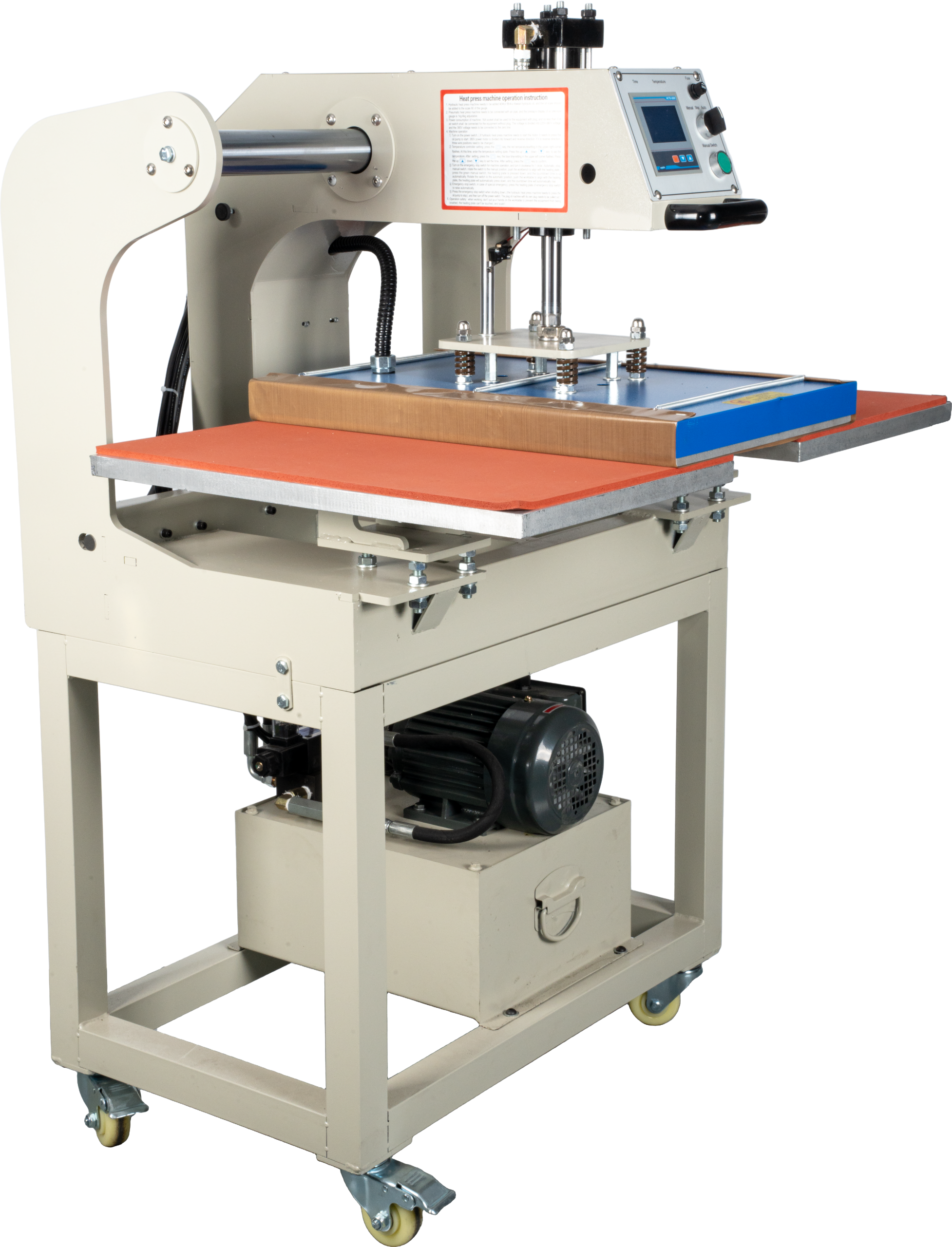 16" x 24" Hydraulic Head Moving Transfer Press