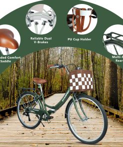 ECARPAT A26285B 26 Inch Folding City Bike