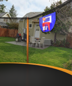 14FT Trampoline with Basketball Hoop