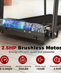 Foldable Walking Pad Treadmill For Senior