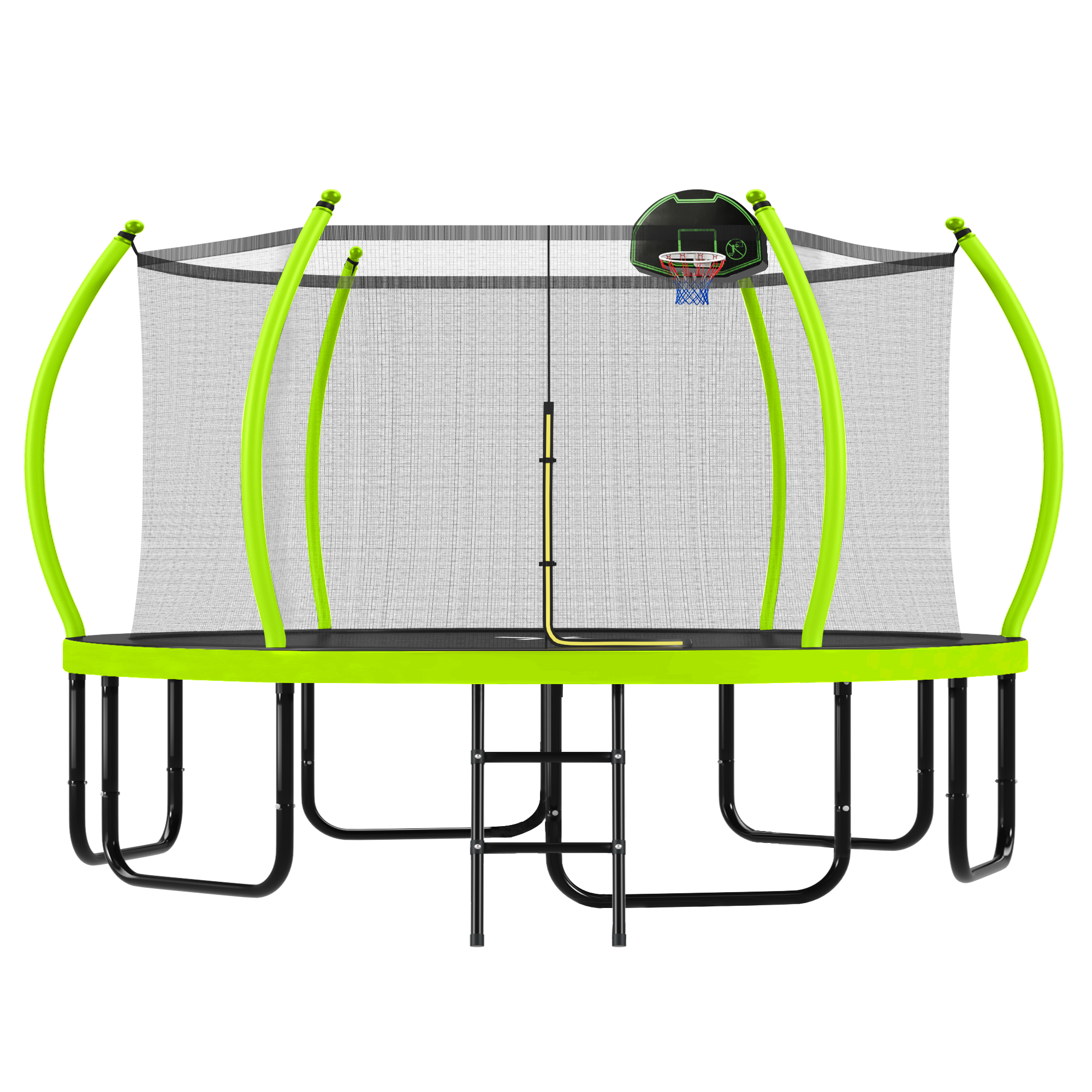 16FT Trampoline with Basketball Hoop