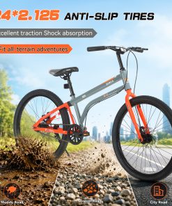 24 Inch Kids Bike for Girls & Boys