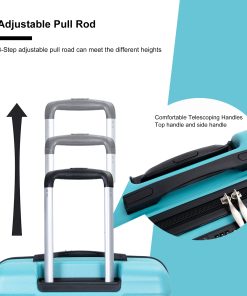 Expandable 3 Piece Luggage Sets