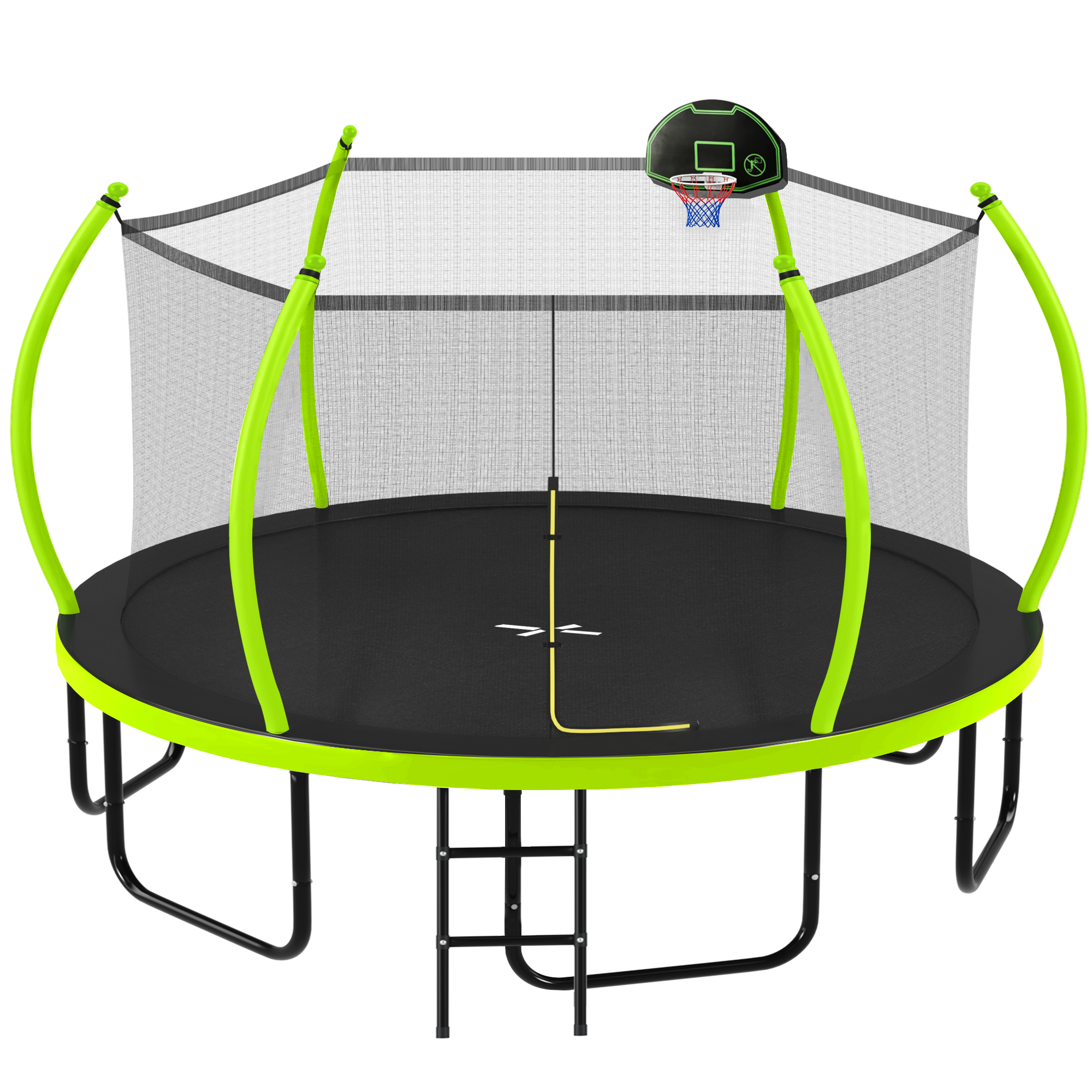 16FT Trampoline with Basketball Hoop