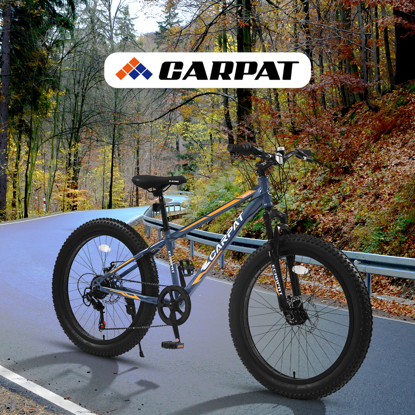 Elecony S24109 24 Inch Fat Tire Bike