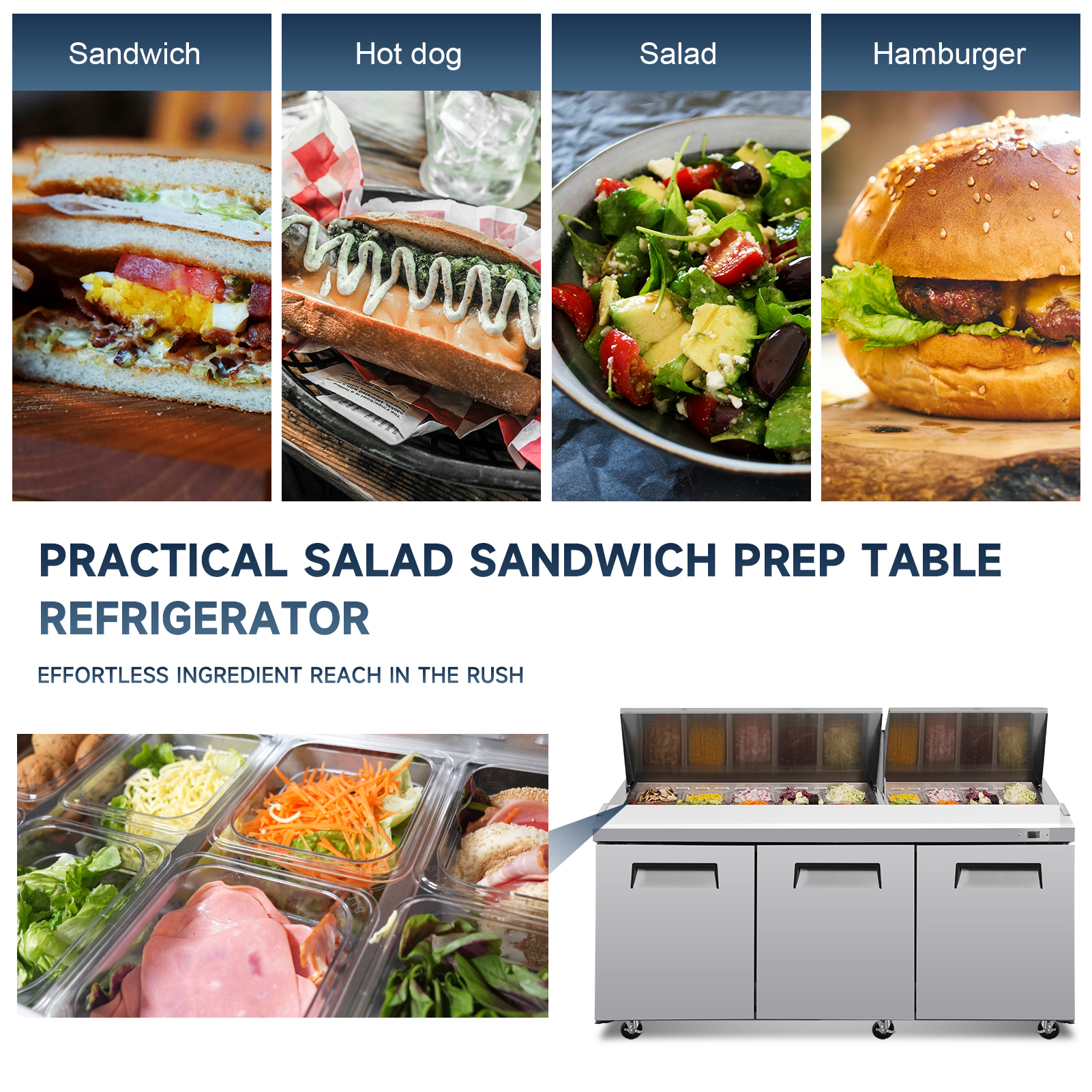 72 In Commercial Refrigerators