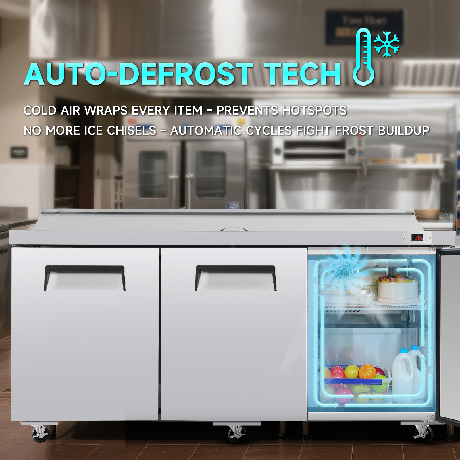 72 In Commercial Refrigerators