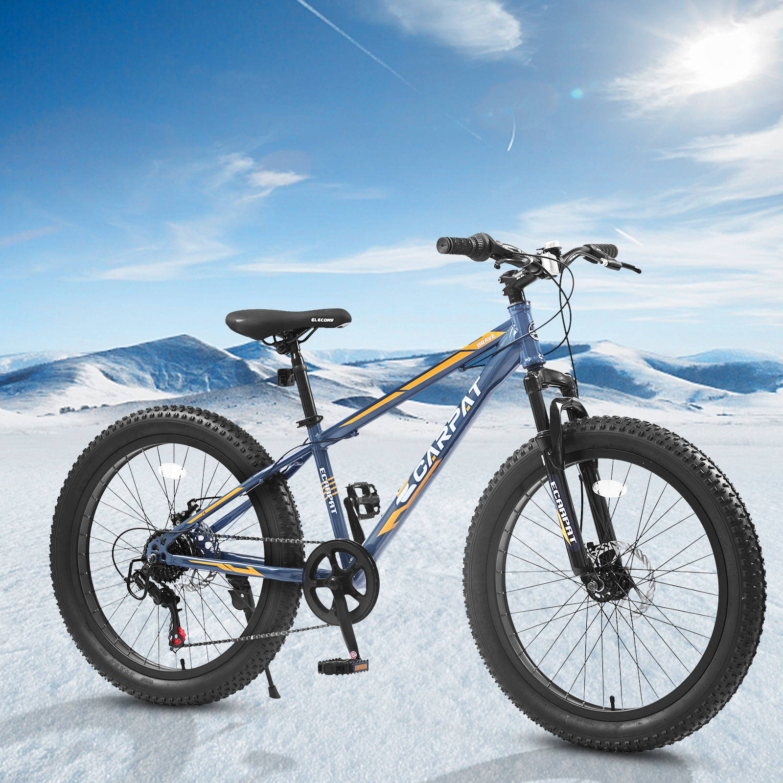 Elecony S24109 24 Inch Fat Tire Bike