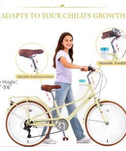 ZUKKA 24 Inch Women's Cruiser Bike
