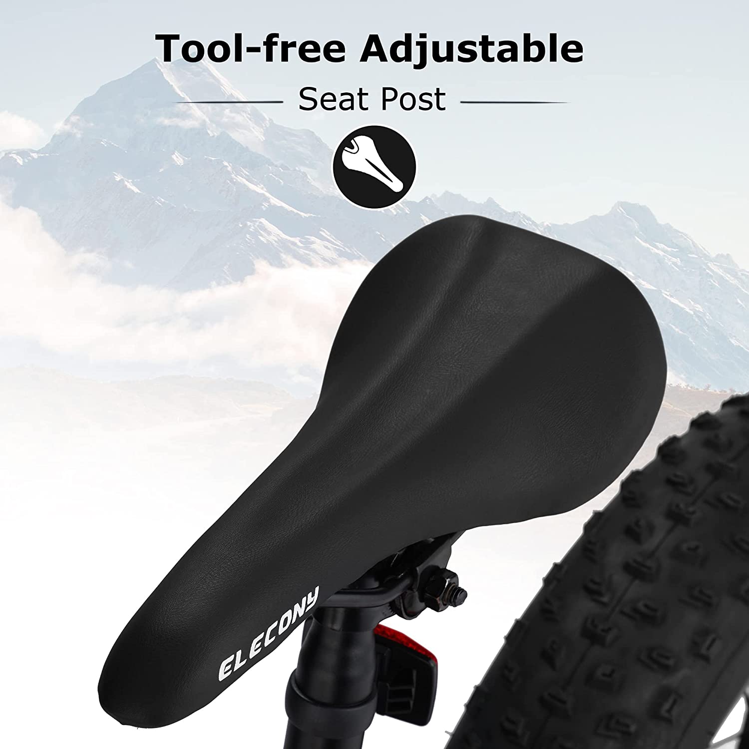 Elecony S24109 24 Inch Fat Tire Bike