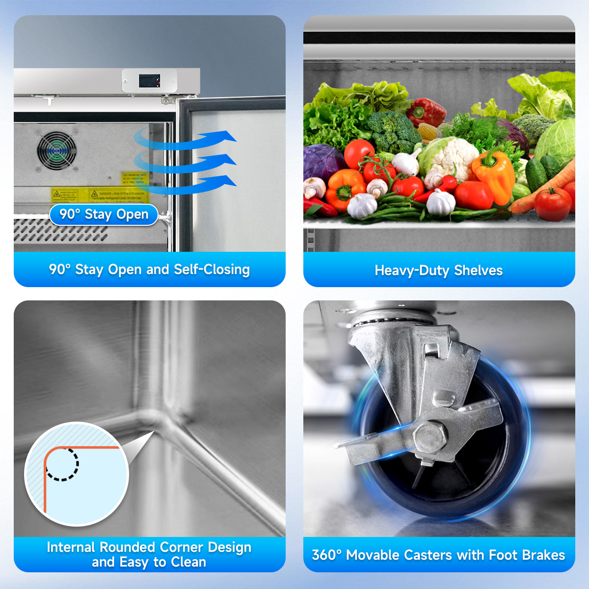 60 In Commercial Refrigerators