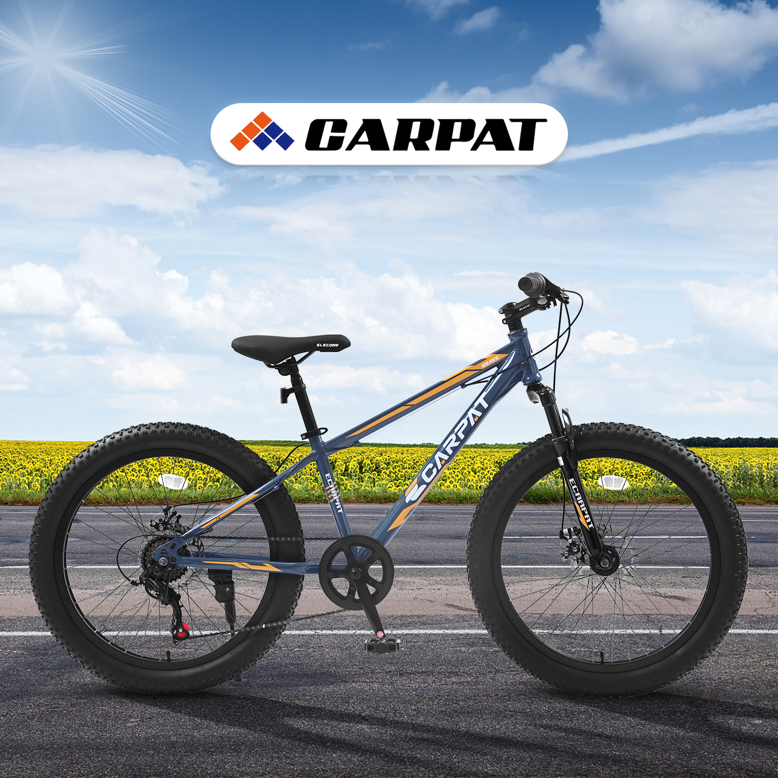 Elecony S24109 24 Inch Fat Tire Bike