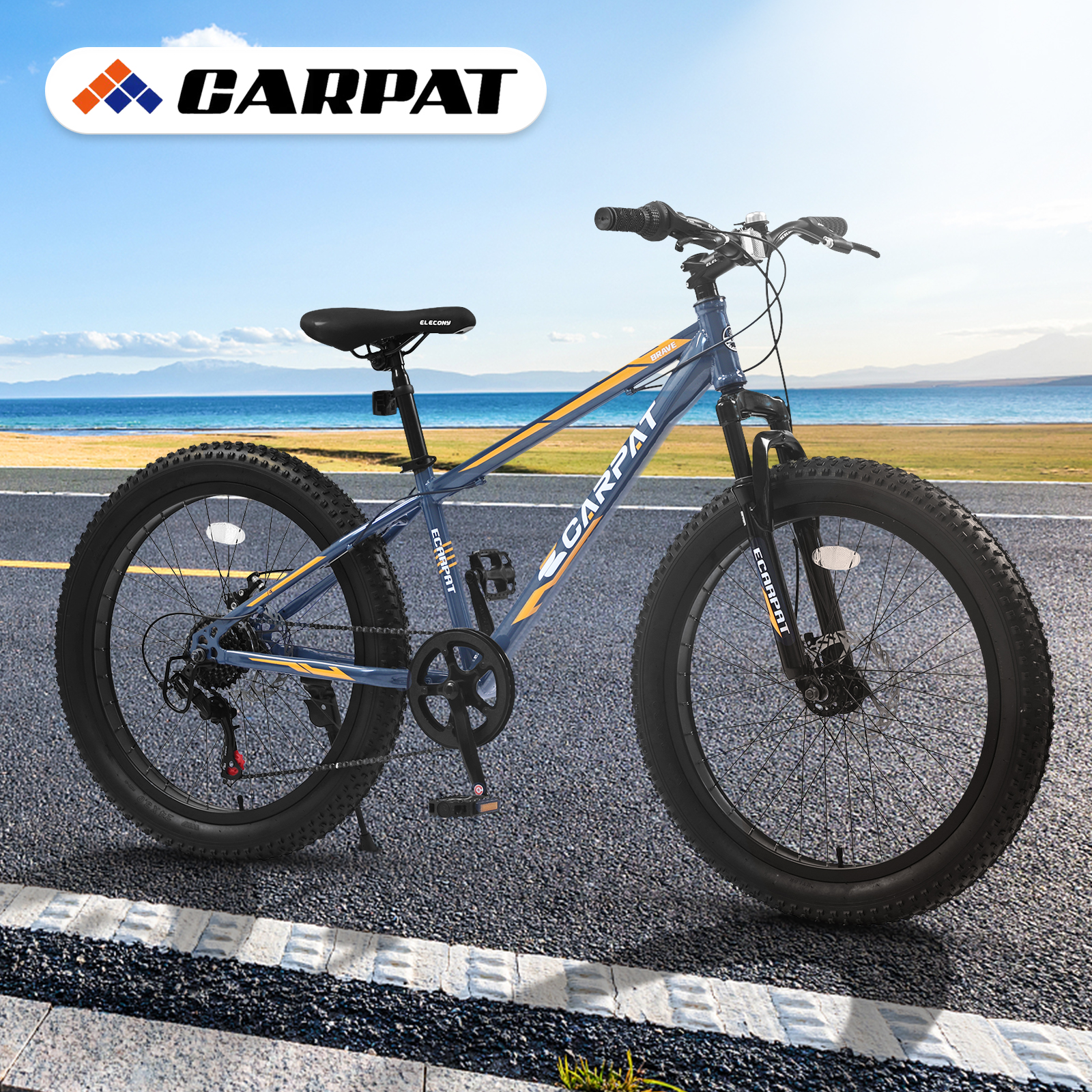 Elecony S24109 24 Inch Fat Tire Bike