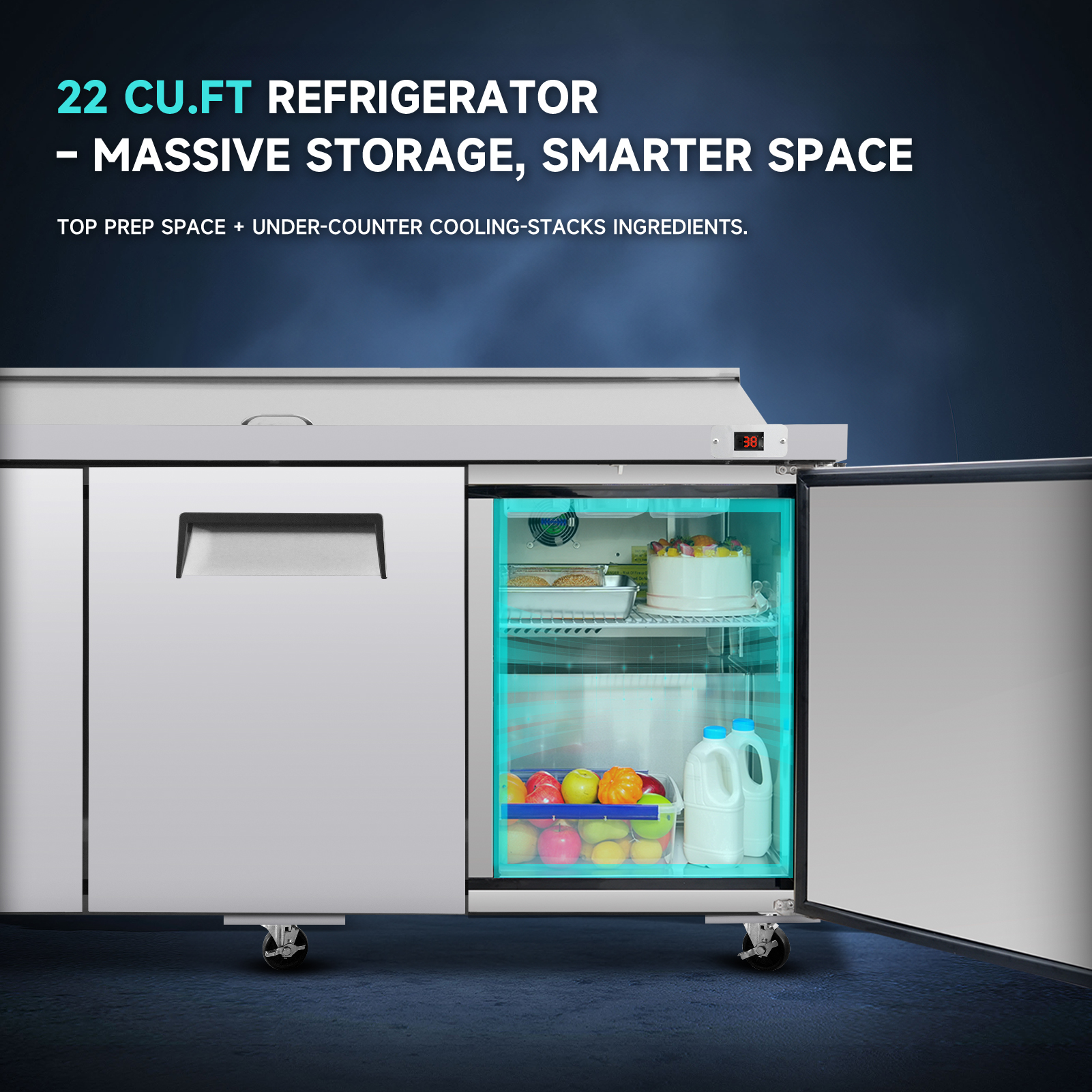 72 In Commercial Refrigerators