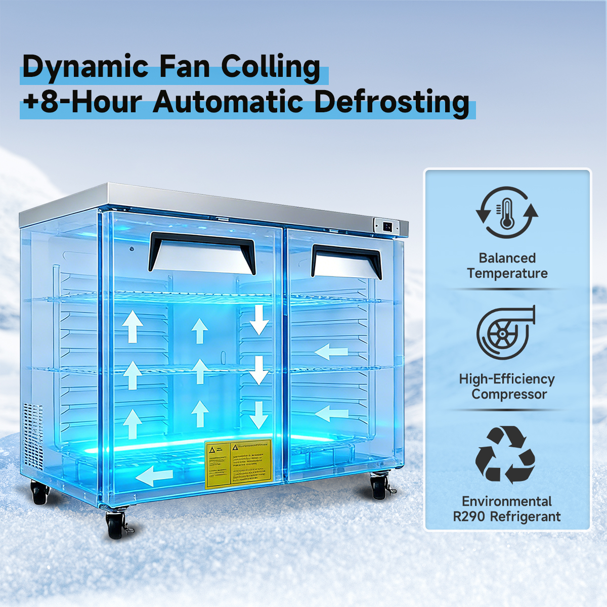 60 In Commercial Refrigerators