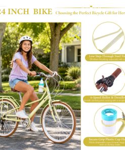 ZUKKA 24 Inch Women's Cruiser Bike