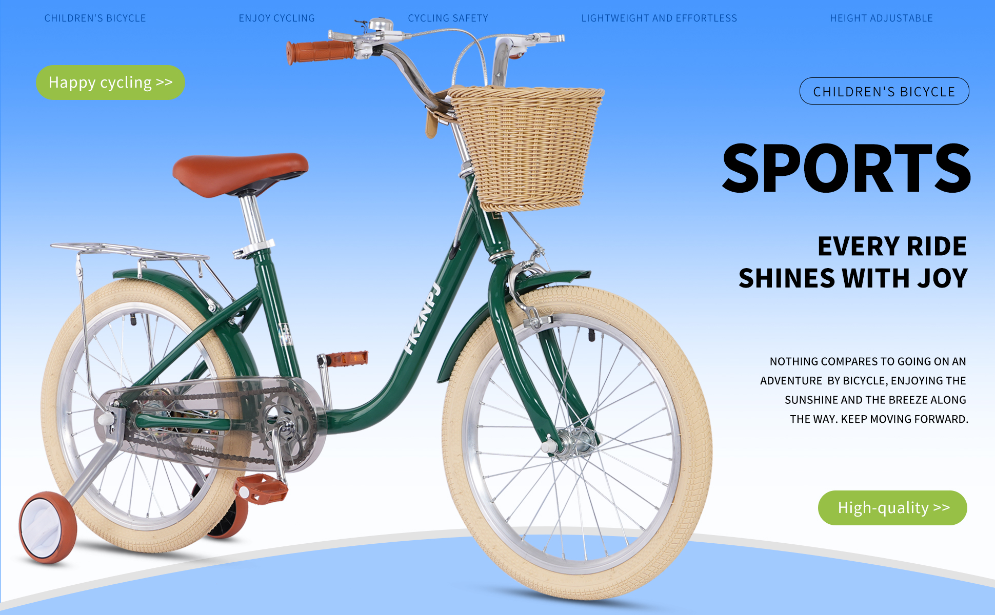 FKZNPJ 18 Inch Girls Bike