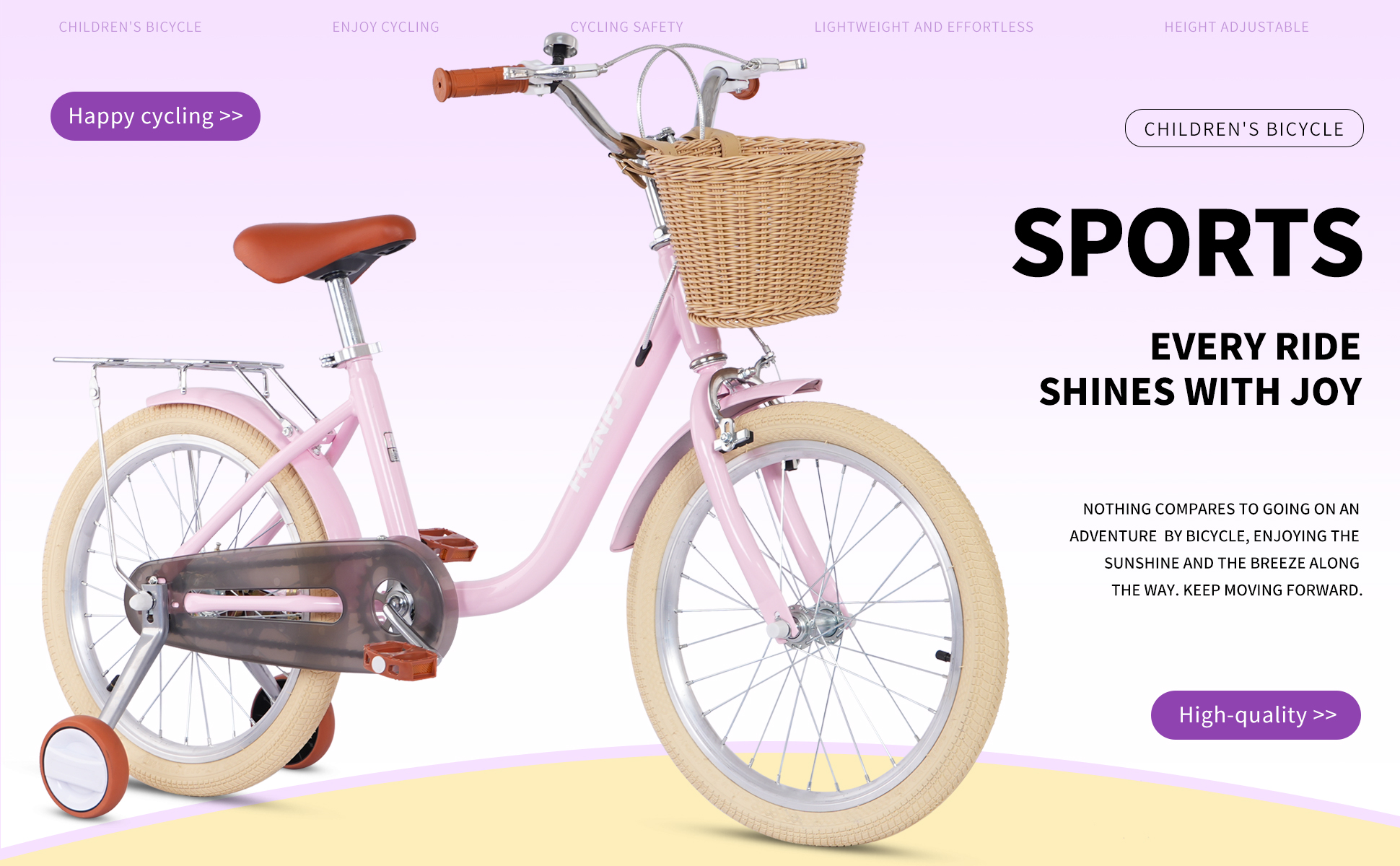 FKZNPJ 18 Inch Girls Bike