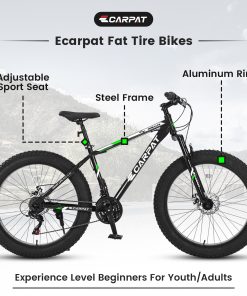 Elecony S26109 26 Inch Fat Tire Bike