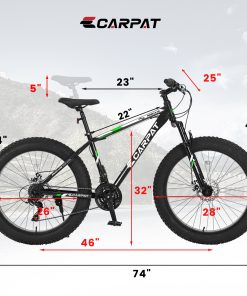 Elecony S26109 26 Inch Fat Tire Bike
