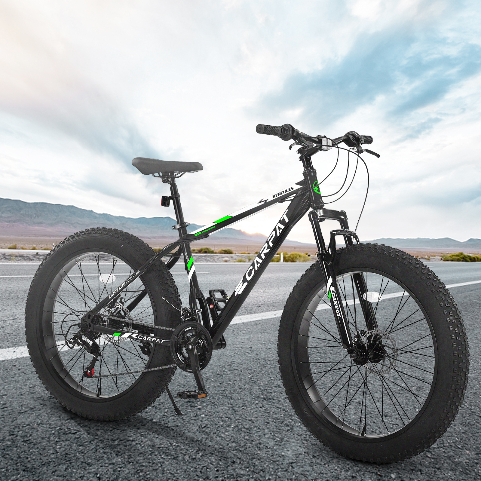 Elecony S26109 26 Inch Fat Tire Bike